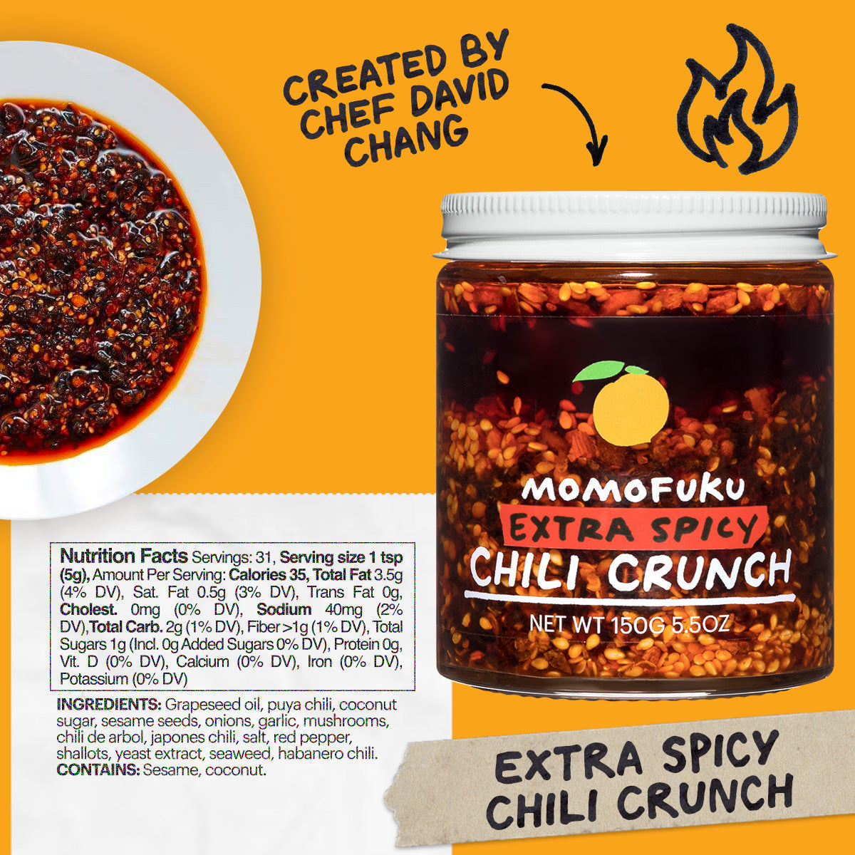 Extra Spicy Chili Crunch - Bright Touch