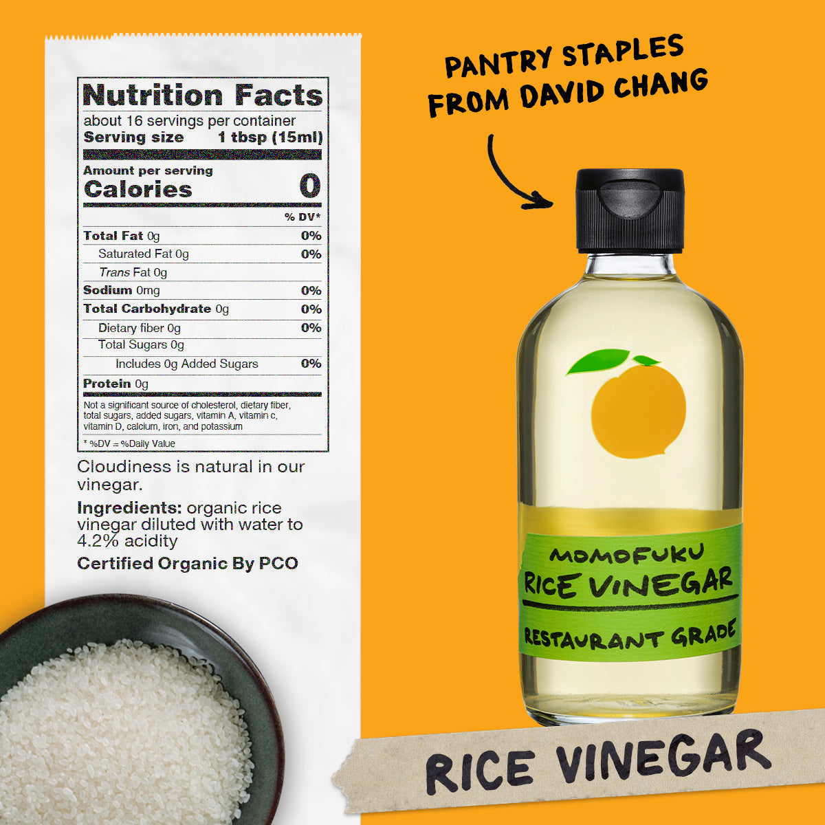 Rice Vinegar - Clean Style