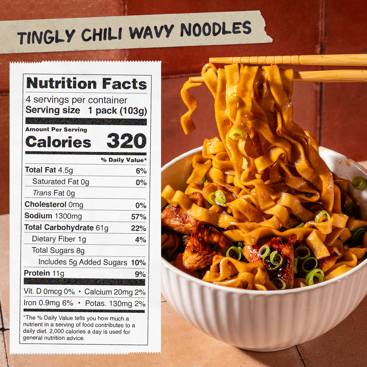 Tingly Chili Noodles | 12 Packs - Daily Pick