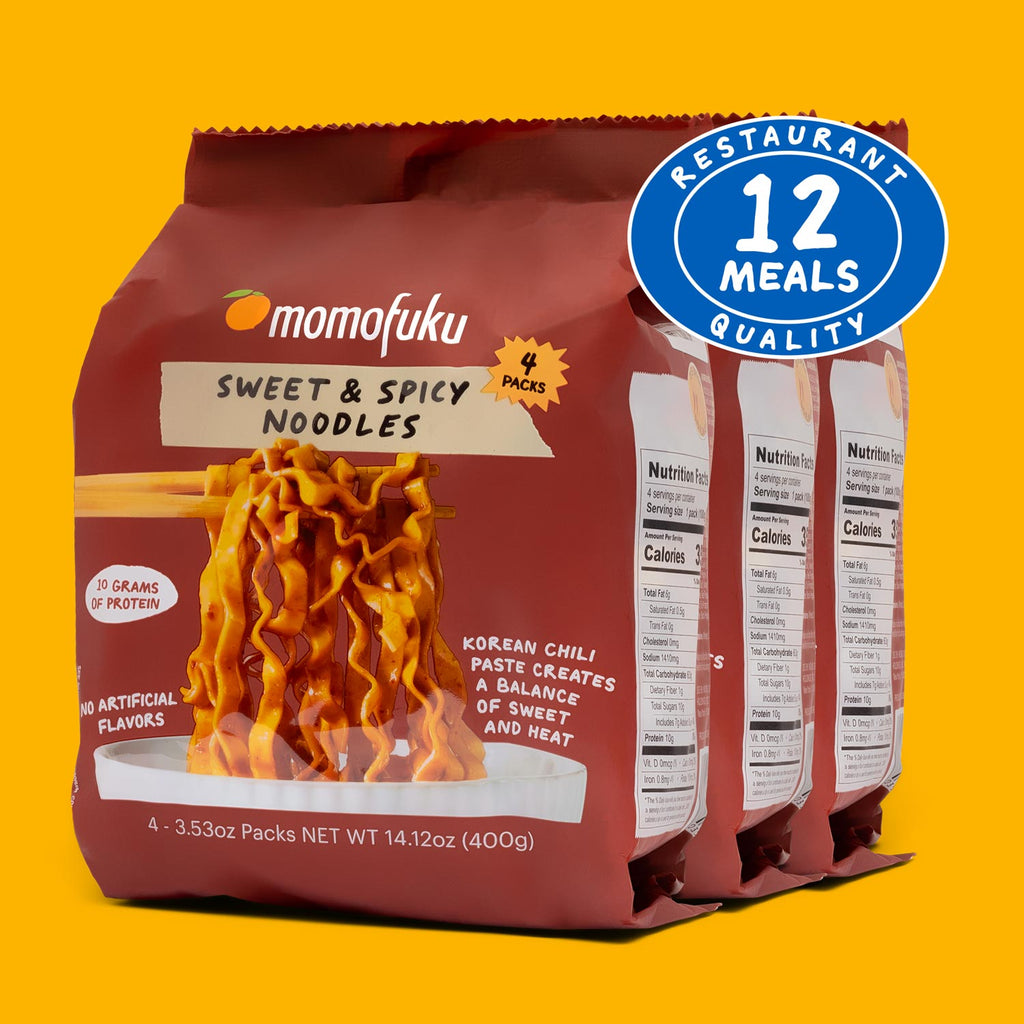 Sweet & Spicy Noodles | 12 Packs - Classic Finish